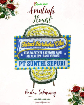 Papan Bunga Duka di Kisaran Barat