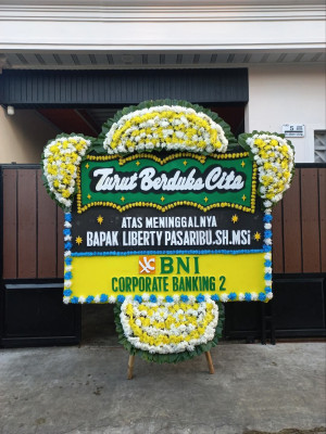 Papan Bunga Duka di Kisaran Barat