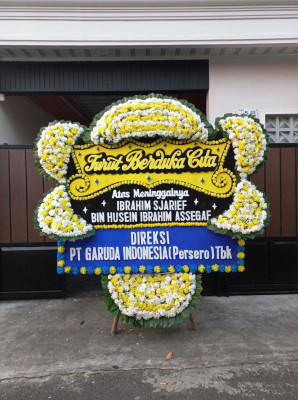Papan Bunga Duka di Kisaran Barat