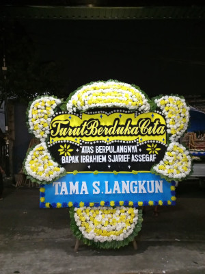 Papan Bunga Duka di Kisaran Barat